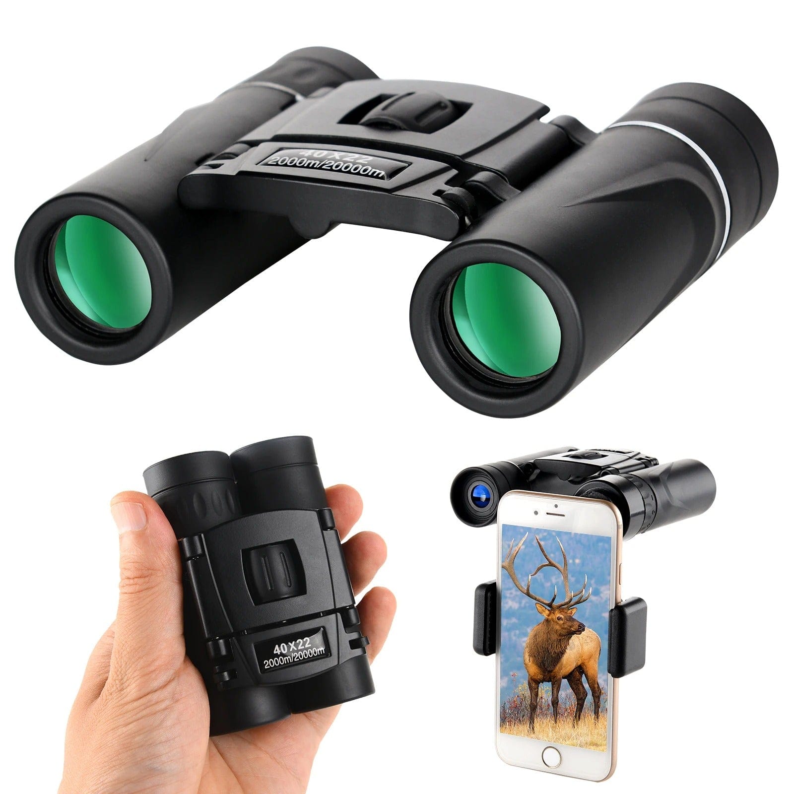 InstinctSurvival Compact Explorer Binoculars