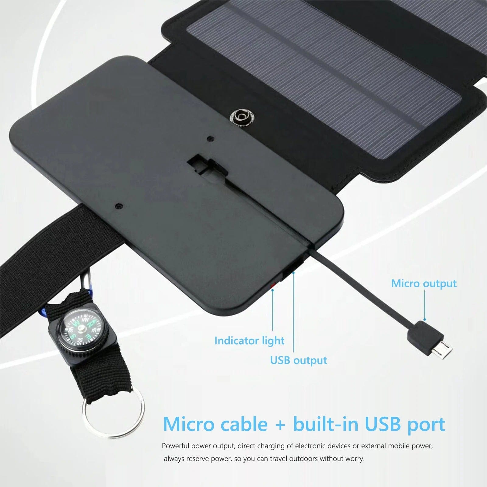 InstinctSurvival Foldable Solar Charger