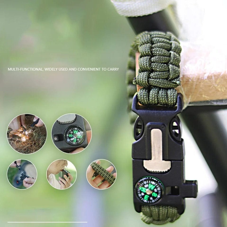 InstinctSurvival Paracord Bracelet Navigator