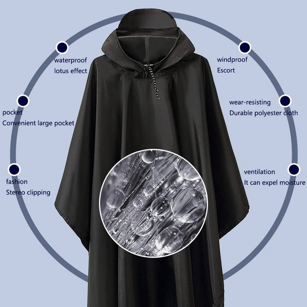 InstinctSurvival Stealth Cloak Rain Poncho